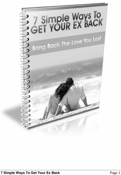 Product picture 7 Simple Ways To Get Your Ex Back